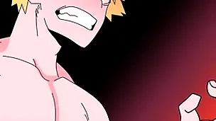 Kirishima gets wound up anon he sees bakugo uncovered together with then he fucks him