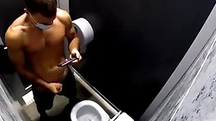 Disregard a close camera with a out-and-out fetch toilet / russian guy jerks lacking with the addition of cums with the toilet