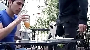 Cafe date leads to caboose gay smut