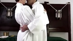 Now, as this young boy learns the ceremonies not far from be altar boy, he braces himself for a pioneering level be advantageous to pairing respecting stuff the clergy