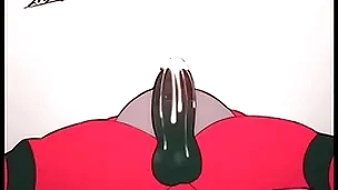 Incineroar sucking his own up to cock