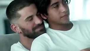 Young gay boy looses virginity to elder statesman lover