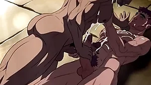 Roman gladiator hunks fight for freedom, with an increment of some sex - 12 days of yaoi s2 e12