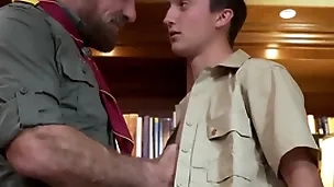 Scoutboys - scout gets fingered added to cums for doyenne scoutmaster
