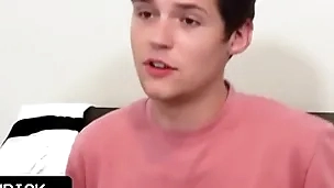 Innocent teen boy gets his perfect round butt spanked for his bad grades by his strict stepmother