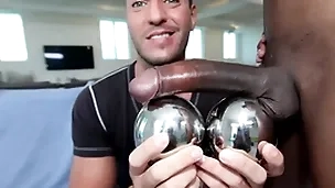 Gaywire - izzy shares his big black dick with parker's namby-pamby ass