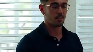 Hot gay originator fucks friend's young stepbrother