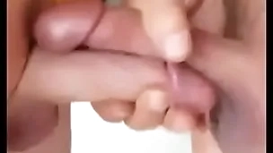 Uncompromisingly hot cocks rubbing each other (lots of cum)