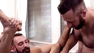Hairy bottom rimmed and barebacked at the end of one's tether bf in the matter of passionate anal