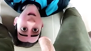 Step gay dad - under table breakfast - mums downstairs & stepdad is hungry should i in reserve feed him?