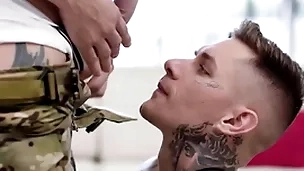 Adult time - military hunk ty roderick dominates interrupted gay sub zak bishop with guestimated fucking!