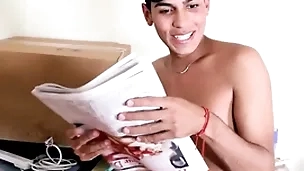 Older white jock stepbrother pays elsewhere young twink latino paper route so they can fuck pov