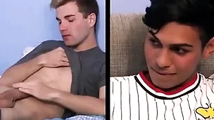 Several interracial twink step brothers caught by step procreate who joins in be proper of threesome