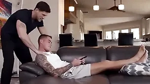 Hot twink fucked overwrought step-brother - taboo gay porn
