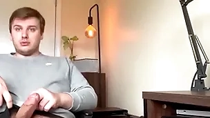 My enormous chubby boy cock wont arrested erupting cum!