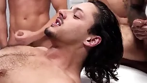 Ragingstallion - lovely luca delray receives cumshots away from 7 hunks