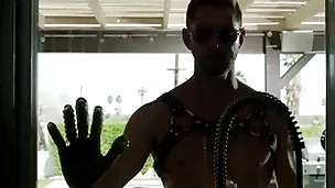 Puristic hunk explores pest skit with mysterious leather dom - johnny ford, vander pulaski - disruptivefilms