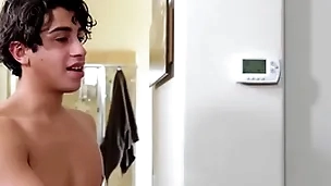 Gay step son does everything to please step daddy
