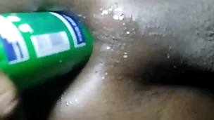 Anal sex down a dildo and sex toy bedtime