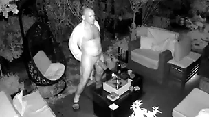 Spy cam caught m4rkus77 fucking fleshlight convenient the terrace with hot cum load
