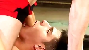 Wrestling twinks blow cum congeries