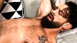 Tatted slab topped by massive cocked stranger - alpha wolfe, blake wilder - nextdoorbuddies