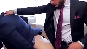 Menatplay suited hector de silva coupled with lukas daken anal tote