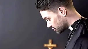 Catholic boy edward terrant misbehaves and priest gives him a lesson