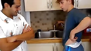 Elis and sebastian stretch out their briefs