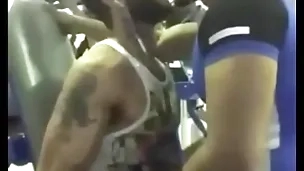 Magnificent gay kiss on tap gym the final blow two indians