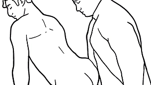 Black together with ashen potent gay porn part 2