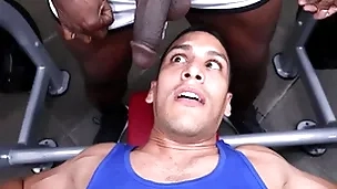 Gaywire - aaron trainer & leo silva crashing uglis in an obstacle gym