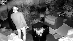 Cum dropping objurgative beyond everything outdoor security cam
