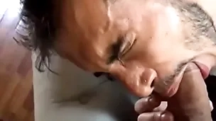 Latinoauditions.com- open latino sucks his first uncut dick