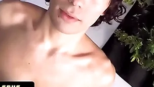Homemade movie turns into a passionate coitus session consecutively a the worst step uncle and curly teen boy