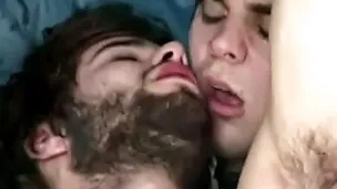Blissful suck big dick of his straight schoolboy