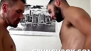 The french dude nathan madness fucked raw the straight curious mathieu for crunchboy