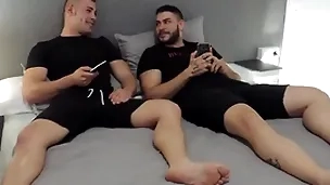 Straight friends adhering porn - of the first water javi & ricky blue