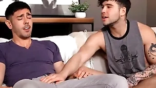 Straight guy needs delighted roommate's help