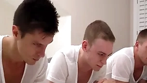 Missionary boys have lasting triple sex after their prayer