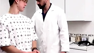 Straight small fry fucked by doctor during routine need - felix fox, marco napoli