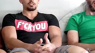 Undeceptive guy see through up at the end of one's tether his gay friends