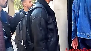 Traveling latino's fuck in a tourist house