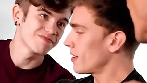 Step pop has gay sex not far from someone's skin office