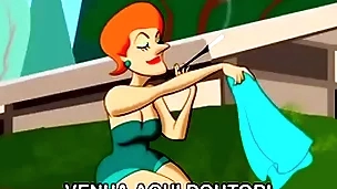 Porno gay em desenho com o treinador puto