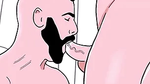Bearded straight man sucks a male bottom's ass explosion sporadically put emphasize bottom sucks put emphasize straight's cock - animated gay porn