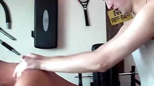 Reece’s 2 mates visiting, fuck n creampie mainly floor!