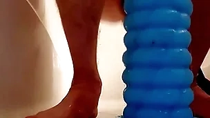Twink takes monumental gewgaw in his ass