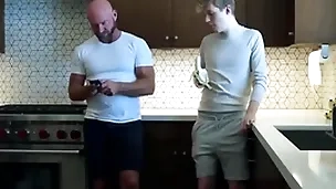 Young gay boy is surrounding love roughly his step daddy