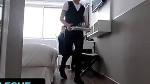 Latinleche - bored workaholic jonas matte gets surprised at the end of one's tether hot latino bellboy encircling his hotel region
